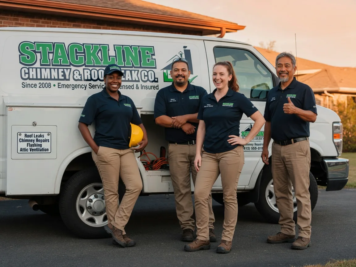 Chimney flashing repair company in Enfield, CT